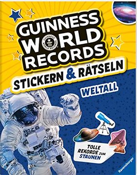 portada Guinness World Records Stickern und Rätseln: Weltall (en Alemán)