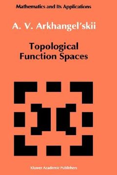 portada topological function spaces (en Inglés)