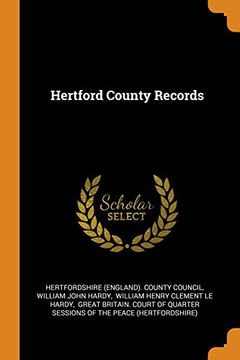portada Hertford County Records (en Inglés)