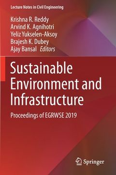 portada Sustainable Environment and Infrastructure: Proceedings of Egrwse 2019 (en Inglés)
