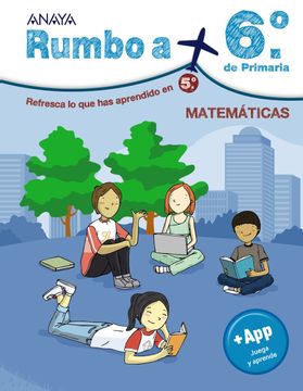 portada Vacaciones Rumbo A.   Matematicas 6º Educacion Primaria