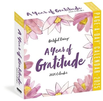 portada A Year of Gratitude Page-A-Day Calendar 2025 (in English)