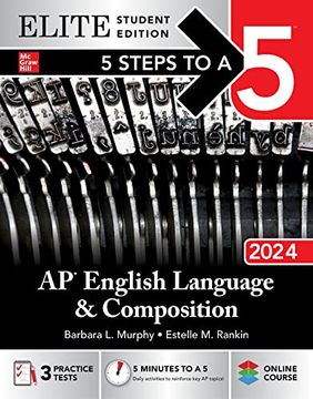 portada 5 Steps to a 5: Ap English Language and Composition 2024 Elite Student Edition (in English)