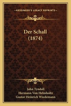 portada Der Schall (1874) (en Alemán)