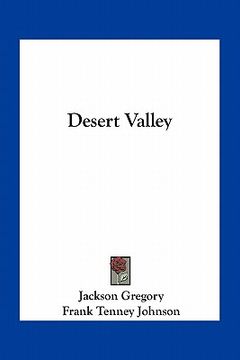 portada desert valley (in English)