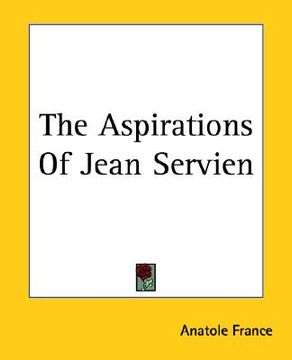 portada the aspirations of jean servien (in English)