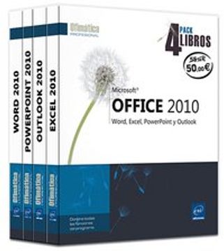 Libro MICROSOFT OFFICE 2010 (PACK 4 LIBROS) (Ofimatica Profesional), Varios  Autores, ISBN 9782746063891. Comprar en Buscalibre