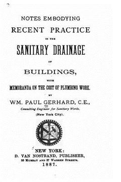portada Notes embodying recent practice in the sanitary drainage of buildings (en Inglés)