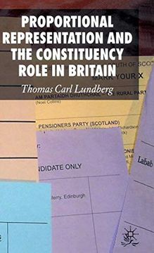 portada Proportional Representation and the Constituency Role in Britain (en Inglés)