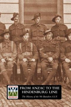 portada from anzac to the hindenburg line. the history of the 9th battalion aif.