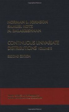 portada Continuous Univariate Distributions, Vol. 2 (Wiley Series in Probability and Statistics) (en Inglés)