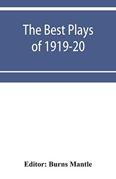 portada The Best Plays of 1919-20: And the Year Book of the Drama in America (in English)