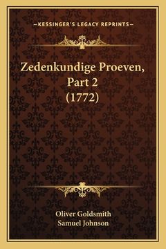 portada Zedenkundige Proeven, Part 2 (1772)
