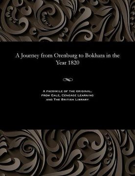 portada A Journey from Orenburg to Bokhara in the Year 1820