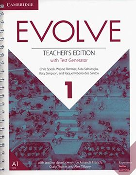 portada Evolve Level 1 Teacher's Edition With Test Generator (en Inglés)