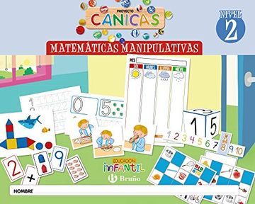 portada Matemáticas Proyecto Canicas 4 Años