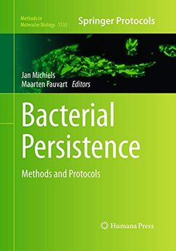 portada Bacterial Persistence: Methods and Protocols (en Inglés)