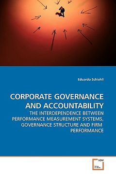 portada corporate governance and accountability (en Inglés)