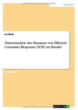 portada Nutzenanalyse des Einsatzes von Efficient Consumer Response (ECR) im Handel (German Edition)