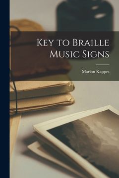 portada Key to Braille Music Signs (en Inglés)