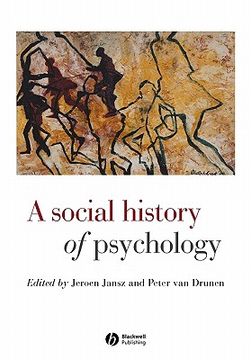 portada a social history of psychology (en Inglés)