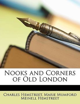 portada nooks and corners of old london (en Inglés)