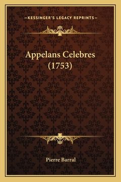 portada Appelans Celebres (1753) (en Francés)
