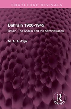 portada Bahrain 1920-1945 (Routledge Revivals) (in English)
