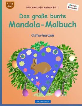 portada BROCKHAUSEN Malbuch Bd. 1 - Das große bunte Mandala-Malbuch: Osterherzen (in German)
