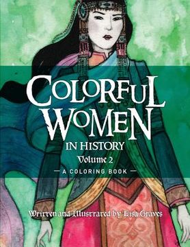 portada Colorful Women in History Volume 2: A Coloring Book (en Inglés)