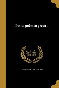 portada Petits poèmes grecs .. (in French)