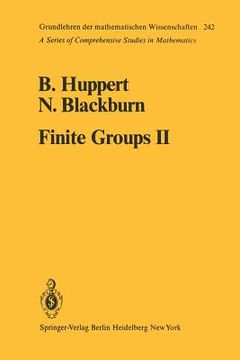 portada finite groups ii (en Inglés)