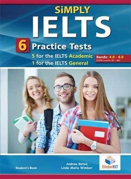 portada Simply Ielts - Self Study Edition: 5 Ielts Academic Tests & 1 Ielts General Test (in Spanish)