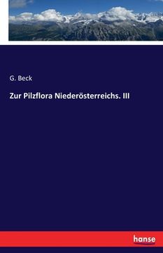 portada Zur Pilzflora Niederösterreichs. III (in German)