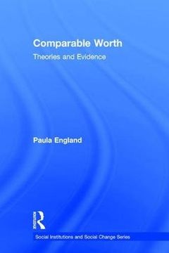 portada Comparable Worth: Theories and Evidence (Social Institutions and Social Change Series) (en Inglés)