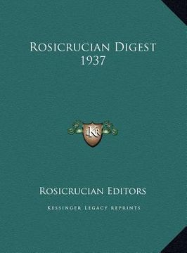 portada rosicrucian digest 1937