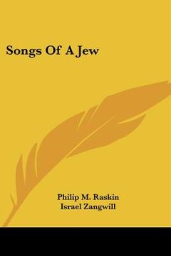 portada songs of a jew (en Inglés)
