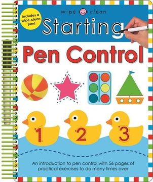 portada Starting pen Control: Wipe Clean Spirals (Wipe Clean Learning) (en Inglés)