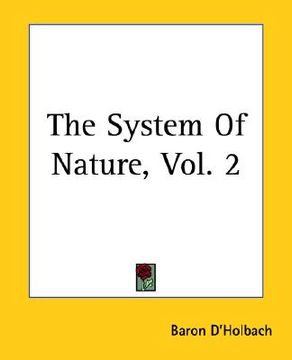 portada the system of nature, vol. 2 (in English)