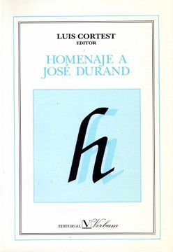 portada Homenaje a JoseÌ Durand (in Spanish)