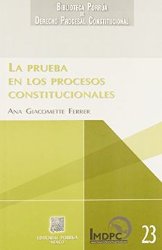 portada La Prueba en los Procesos Constitucionales