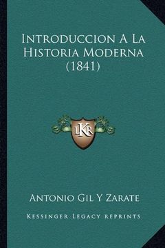 portada Introduccion a la Historia Moderna (1841) (in Spanish)