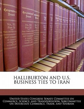 portada halliburton and u.s. business ties to iran (en Inglés)