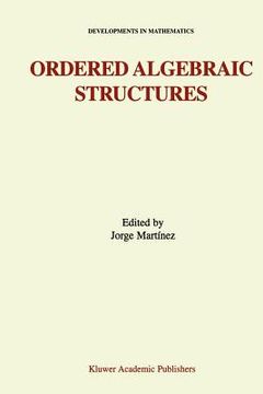 portada ordered algebraic structures (in English)