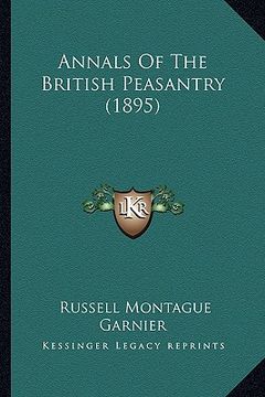 portada annals of the british peasantry (1895) (en Inglés)