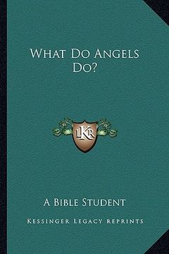 portada what do angels do? (in English)