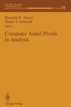 portada computer aided proofs in analysis (en Inglés)