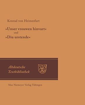 portada Unser Vrouwen Hinfart und diu Urstende (in German)