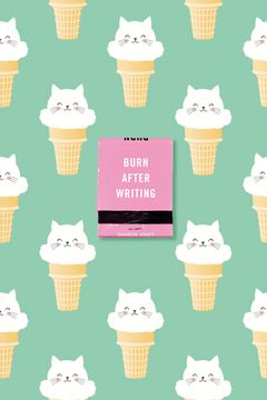portada Burn After Writing (Ice Cream Cats) 