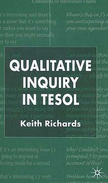 portada qualitative inquiry in tesol (en Inglés)